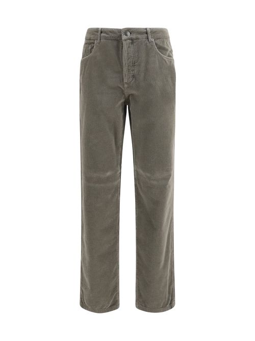 Corduroy Trousers — Gray