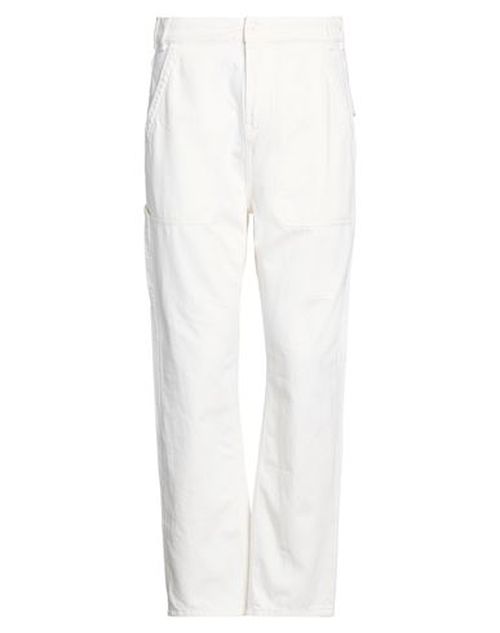 Man Pants Off white Size 30 Cotton, Recycled cotton