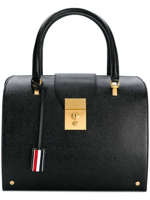 Mrs. Thom Lucido leather tote bag - Black