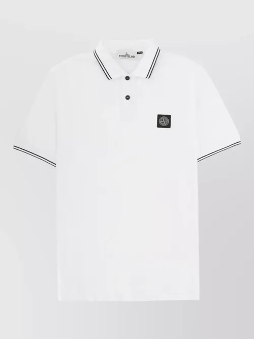 Stone Island - logo polo shirt