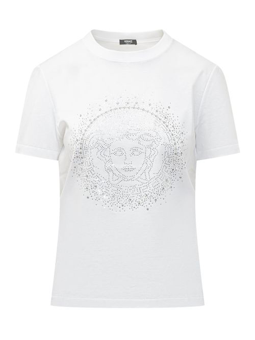 Elevated Jersey T-Shirt with Decorative Accents