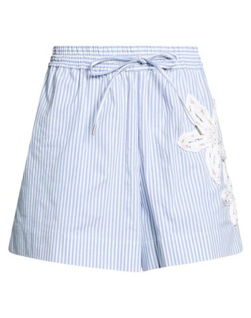 Woman Shorts & Bermuda Shorts Light blue Size 2 Cotton, Elastane