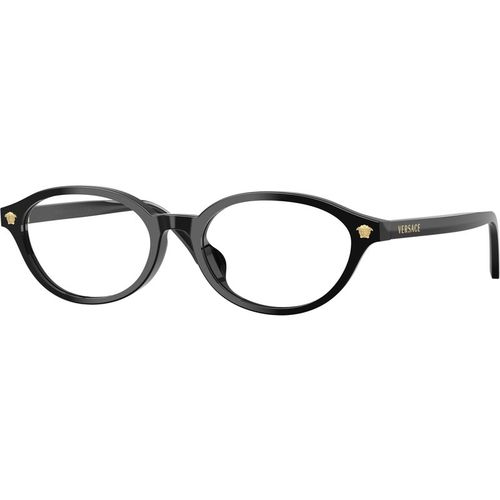 Versace Woman Versace VE3393D Optical frames Acetate Black Transparent Round Norma