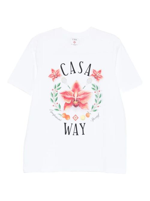 "Casa Way Orchid Print" Classic T-Shirt