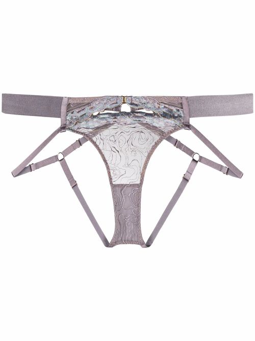 Kea open-back briefs - Purple