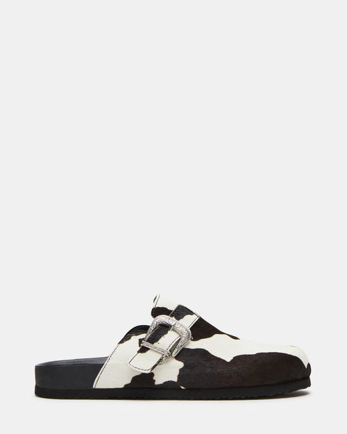 Steve Madden Men's Wooly Slip-On Casual Shoes - Black Multi - - Synthetic Leather