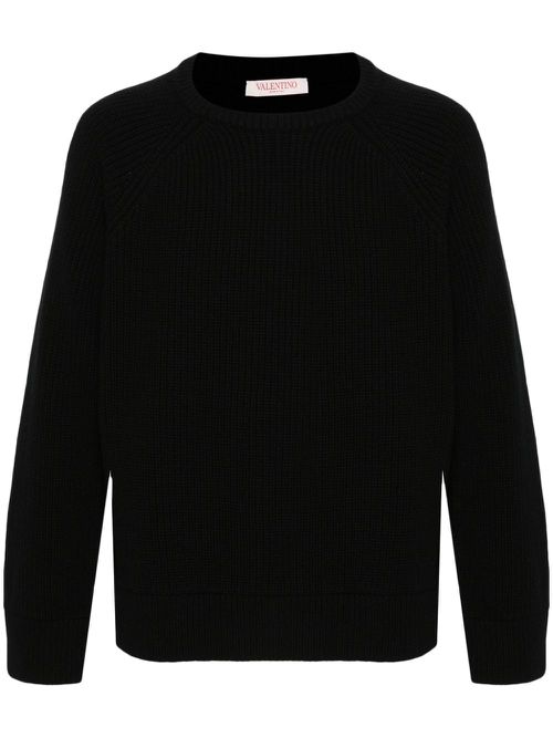Chunky-knit sweater - Black