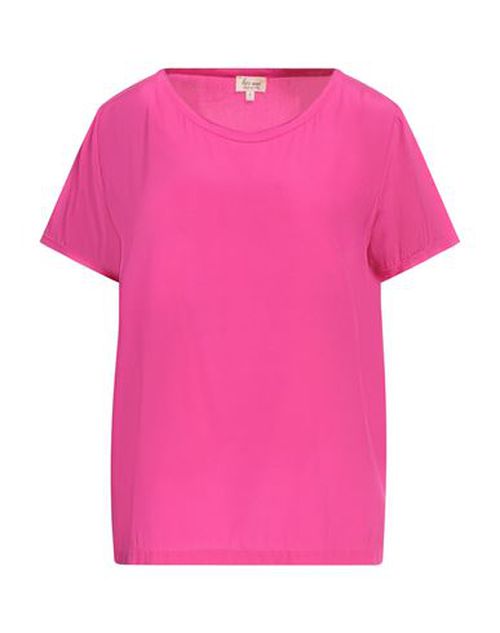 Woman Top Fuchsia Size XS Silk, Elastane