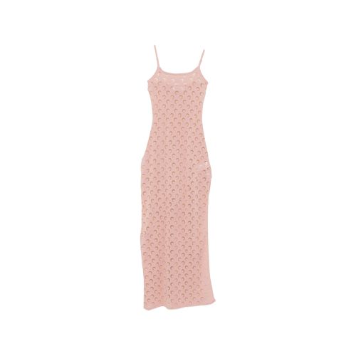 Crescent Moon-patterned Maxi Dress