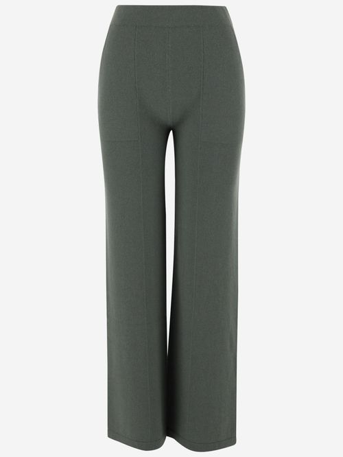 Green Wool Trousers