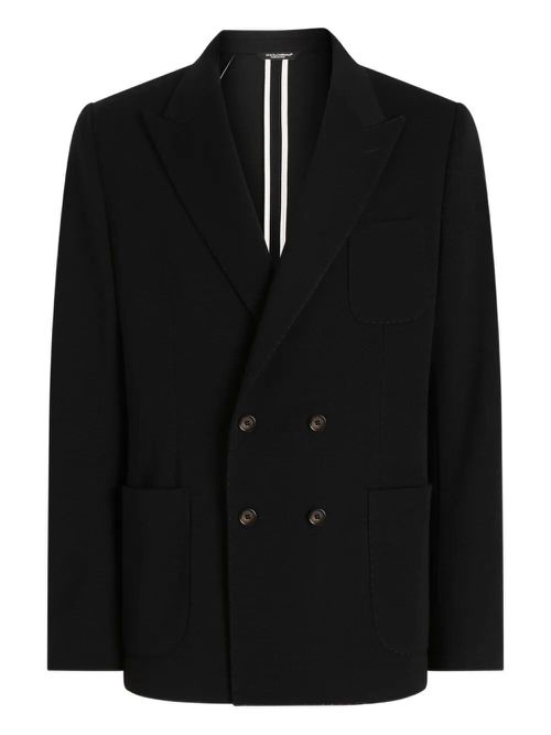 Double-Breasted Wool Blazer