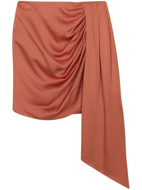 Mae draped skirt - Orange