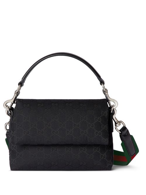 Black Monogram Crossbody Bag