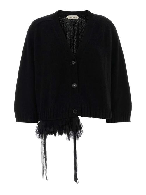 Ruffled Cardigan