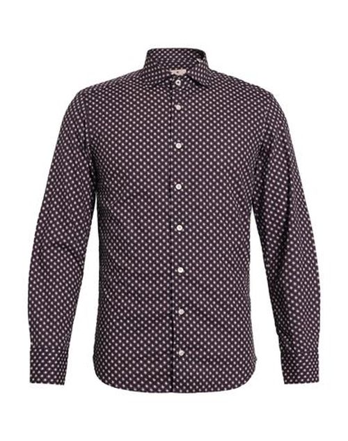 Man Shirt Midnight blue Size 15 Cotton