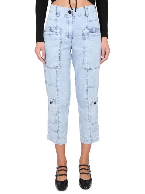 Blue Relaxed High Rise Jeans