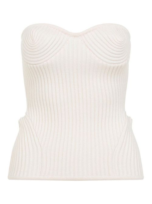 Merino Wool Ribbed Stretch Corset