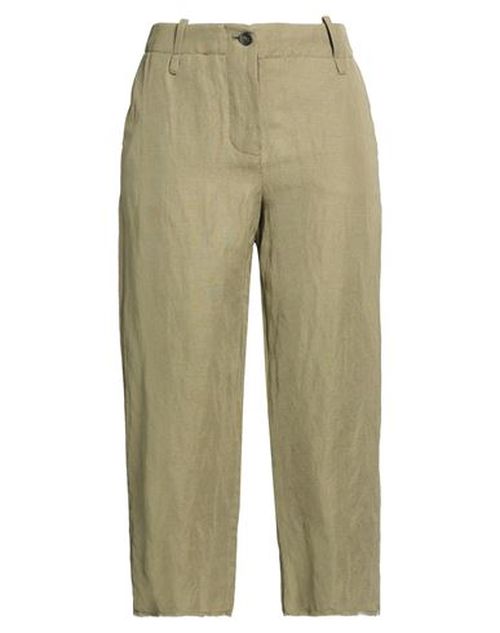 Woman Pants Sage green Size 4 Viscose, Linen