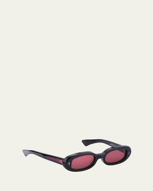 Besset Acetate Oval Sunglasses