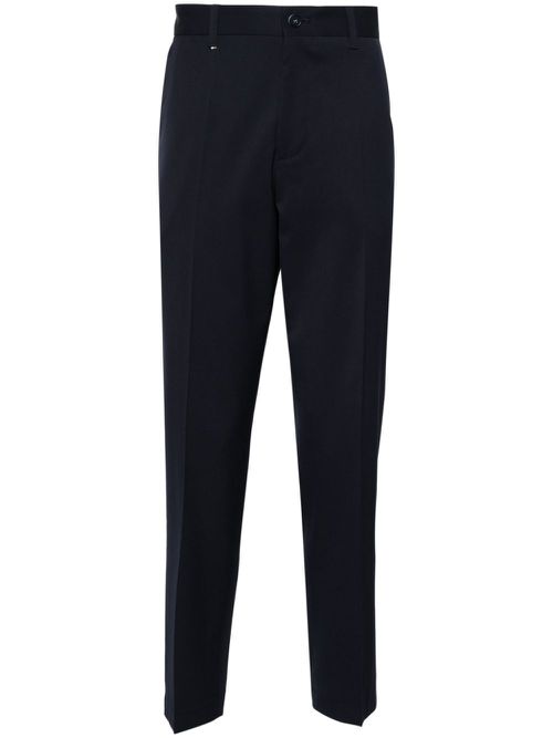 Mid-rise tailored trousers - Blue