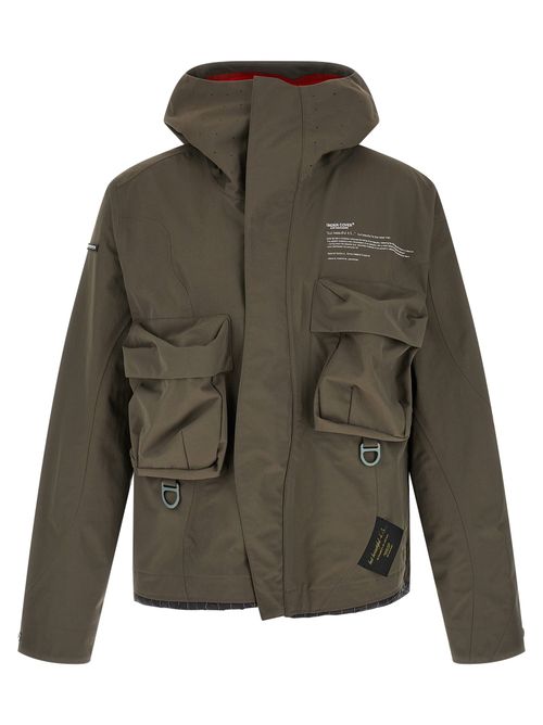 Technical Nylon Parka — Gray