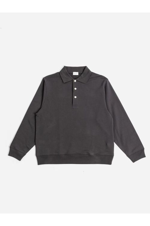 Flex Polo Sweat Sweatshirt — Black