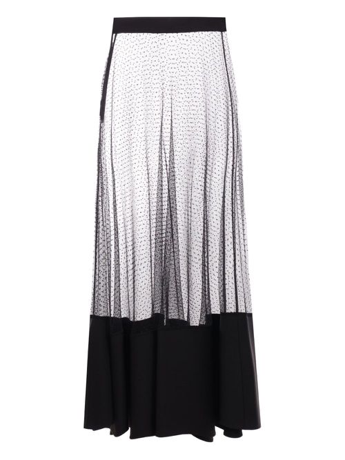 Tulle circle skirt - Black