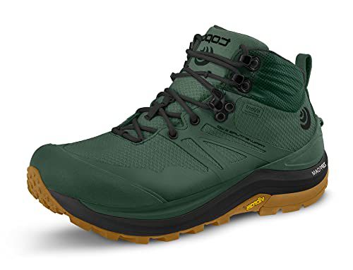 Topo Athletic Men's Trailventure 2 WP Comfortable Waterproof 6MM Drop Trail Running Boots, Athletic Shoes for Trail Running, Charcoal/Orange