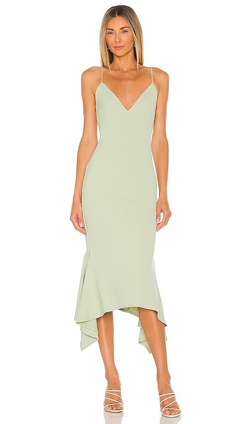 Katie May X Revolve Tango Dress in Sage. -  M also in