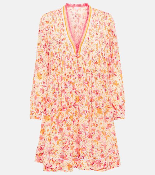 Ola floral rayon georgette minidress