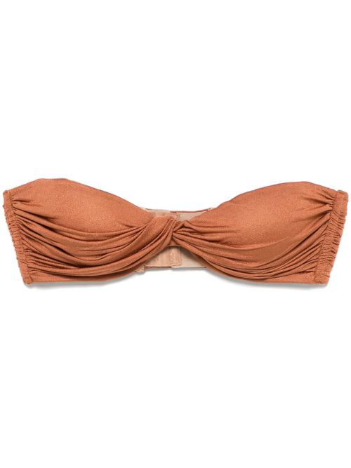 Twist-detail top - Brown