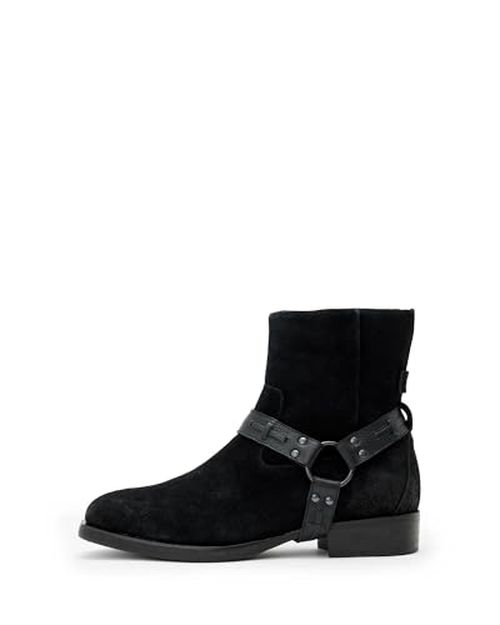 AllSaints Men's Milton Harness Boot Black
