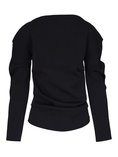 KHAITE Lovisa long-sleeve top - Black