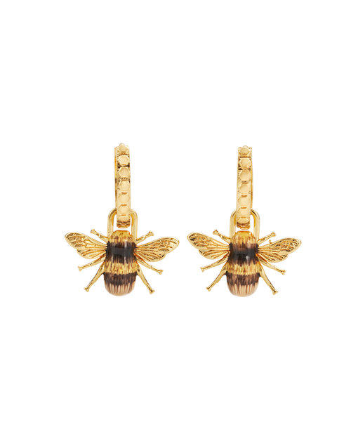 Fable England Orecchini Huggie Honey Bee | Women's Gioielli