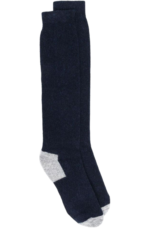 Contrasting-Panel Socks Aw21 M