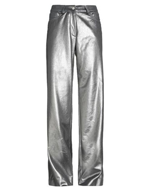 Woman Pants Gunmetal Size 4 Polyester