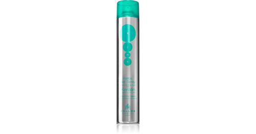 Extra strong hair spray with keratin