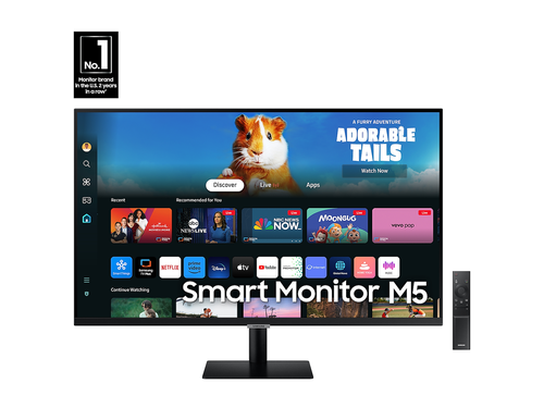 27" Smart Monitor M5 (M50D) FHD with Streaming TV and Speakers(LS27DM500ENXGO)