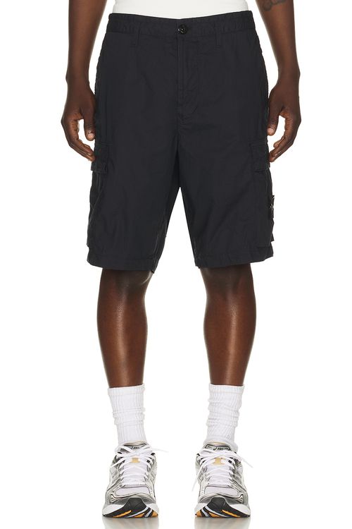 Stone Island CARGO-BERMUDASHORTS GARMENT DYED in Marineblau - Navy. 30 also , 33