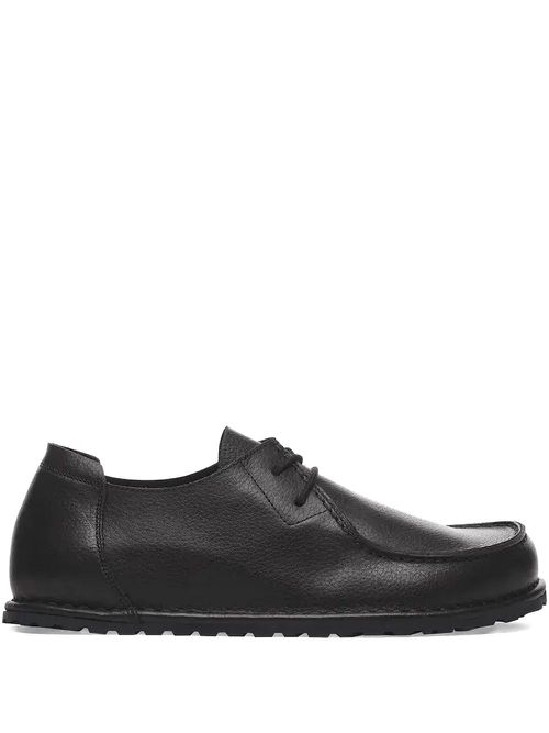Leather boat shoes - Black