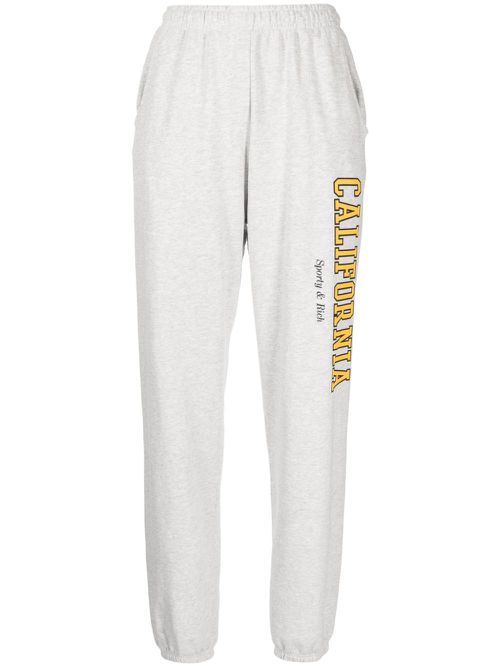 California logo-print track pants - Grey