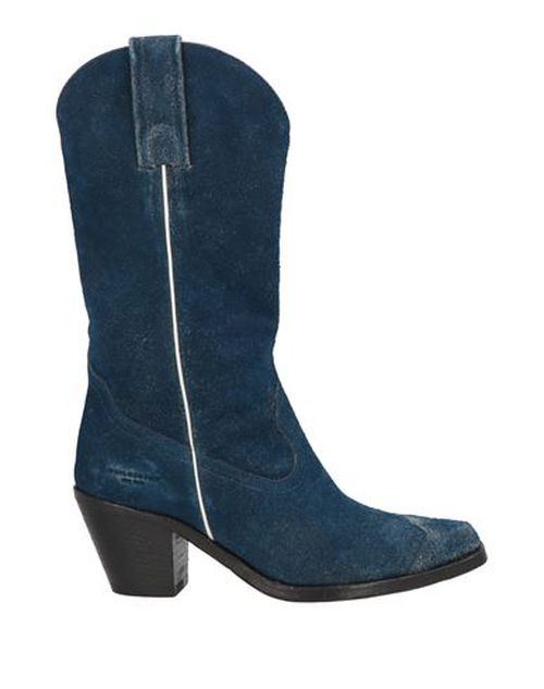 Philosophy Di Lorenzo Serafini Woman Ankle boots Blue Size 10 Leather