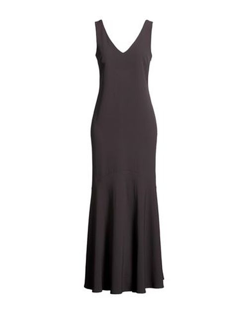 Woman Maxi dress Grey Size M Polyester, Elastane