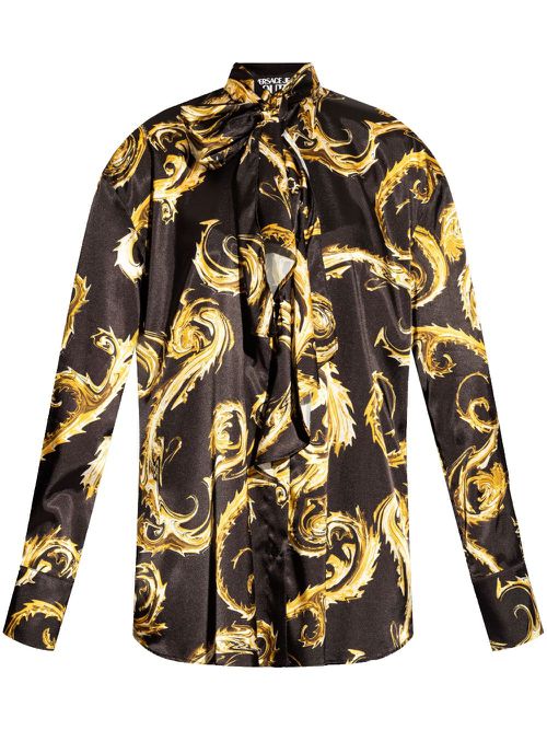 Bow Satin Shirt