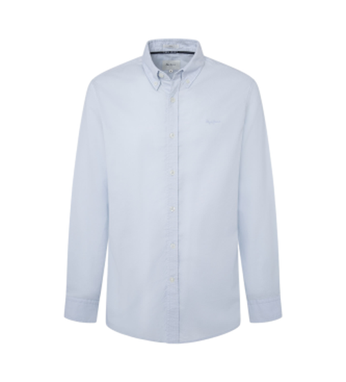 Pepe Jeans for man. PM308729 Mallon blue shirt (XL), Casual, Cotton, Long sleeve