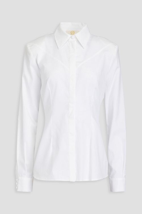 Cotton-twill shirt - White - IT 40
