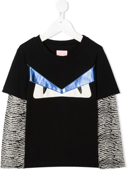 Tom Temper layered T-shirt - Black