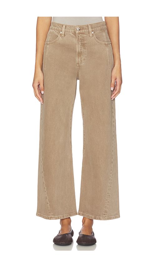 PISTOLA Kyra High Rise Bowed Wide Jeans in Tannin. 24 also , 25, 26, 27, 28, 29, 31