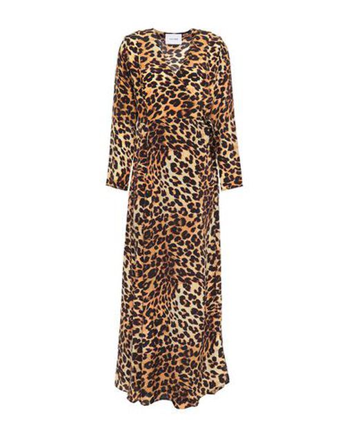 Woman Maxi dress Camel Size S/M Silk