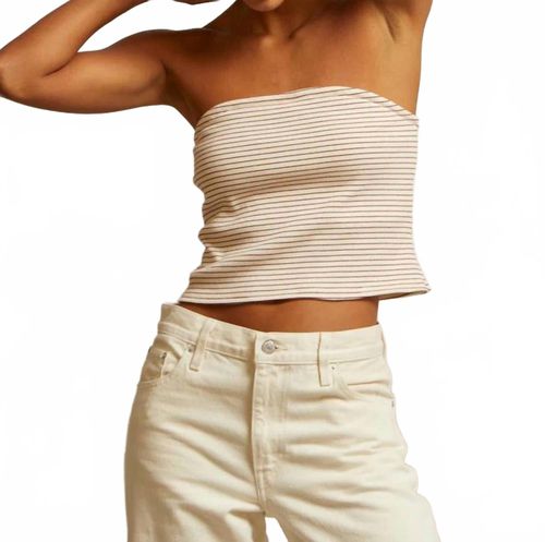 Talula Tube Top In Red Stripe